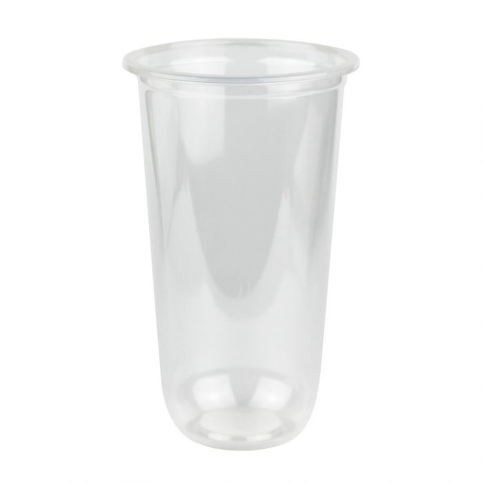Q Cup 24oz Clear Round Bottom PP Cup (95mm) - 1 case (1000 piece)