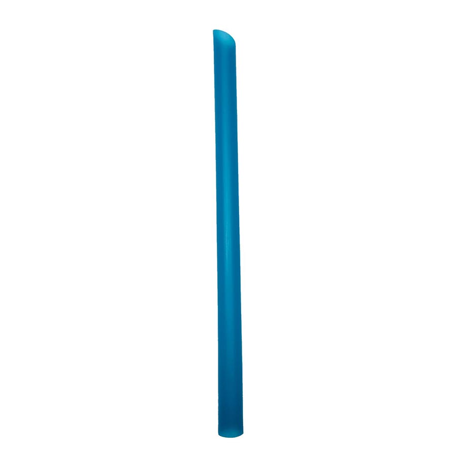 Boba Straws, 9&quot; Wrapped Angle Cut 1800ct Assorted Colors