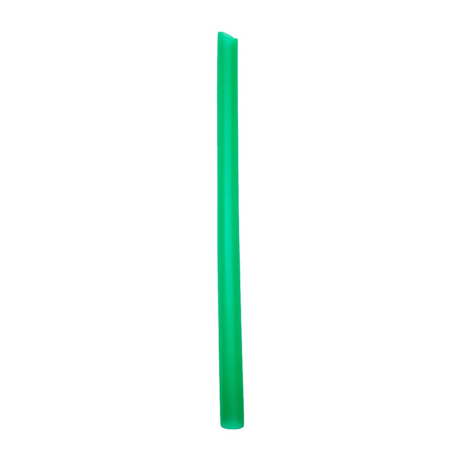 Boba Straws, 9&quot; Wrapped Angle Cut 1800ct Assorted Colors
