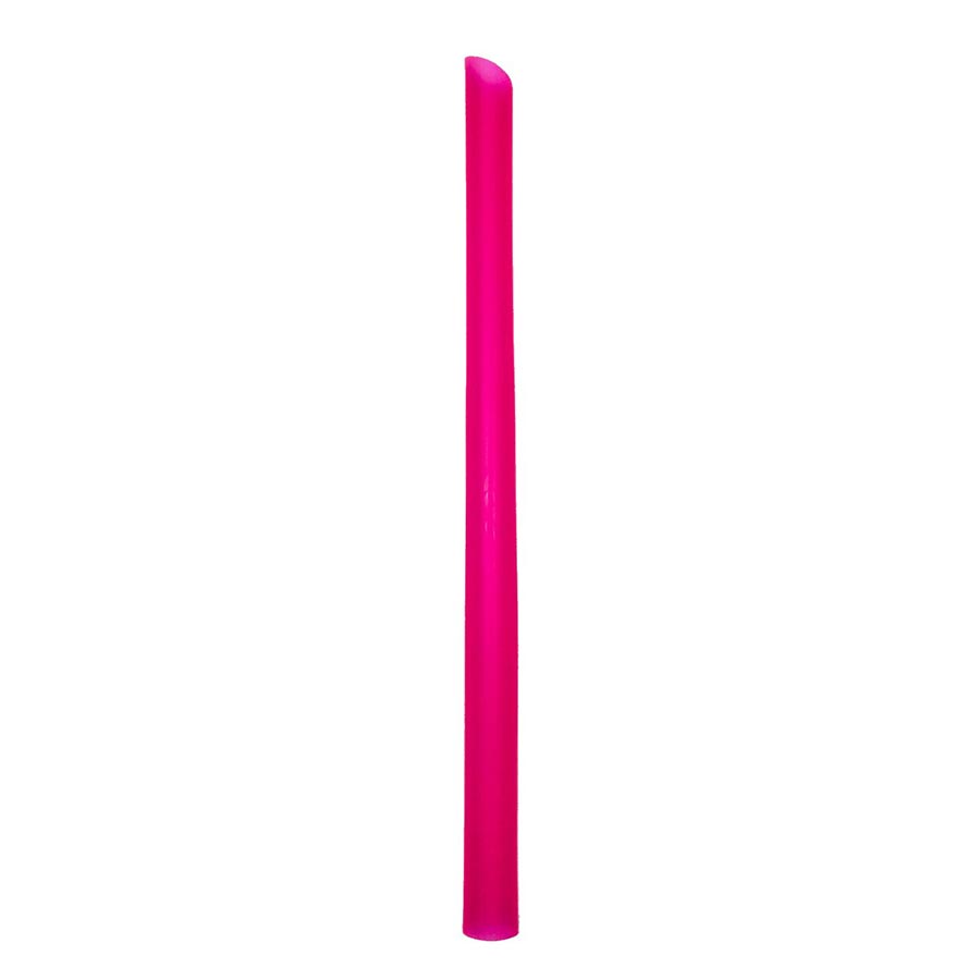 Boba Straws, 9&quot; Wrapped Angle Cut 1800ct Assorted Colors